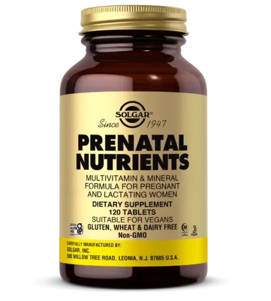 Solgar Prenatal Nutrients 120 табл